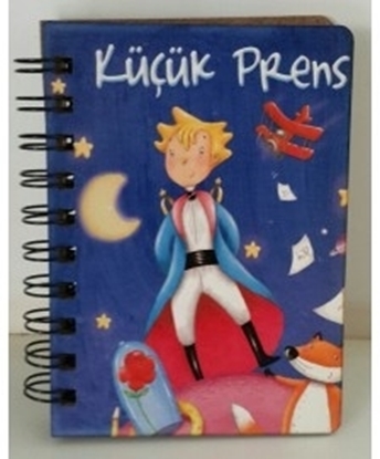 Picture of Tahta Kapaklı Elişi Defter ( Küçük Prens Mavi )