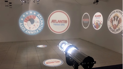 İç Mekan Sabit Logo Lazer Yansıtan Cihaz resmi