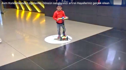 Logo Yansıt İç Ortam Alçıpan Tipi Spot Sabit Logo Lazer Yansıtıcı resmi