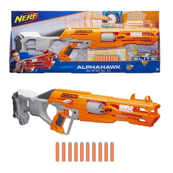 Nerf-ACCUSTRIKE ALPHAHAWK /Nerf Elite +8 yaş resmi