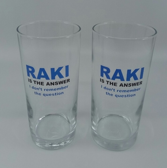 RAKI BARDAĞI ( 2 adet ) (  Rakı is the answer. ) resmi