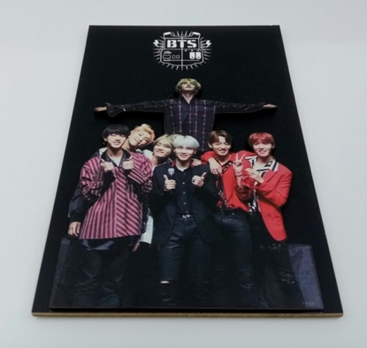 Tahta Poster  BTS 2 ( 20 cm  30 cm ) resmi