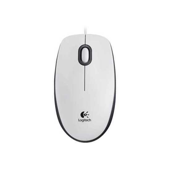 LOGITECH M100 KABLOLU MOUSE WHITE resmi