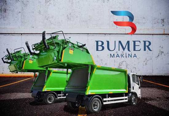 Hidrolik Sıkıştırmalı Çöp Kamyonu / Hydraulic  Garbage Compactor resmi