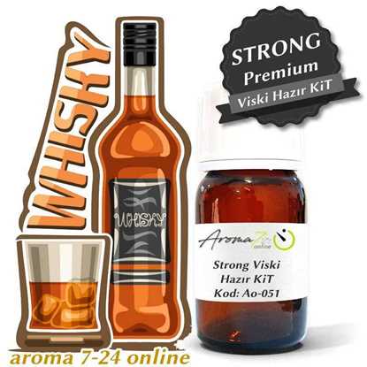 STRONG Viski Aroması Hazır KiT ( Tek Kullanımlık ) resmi