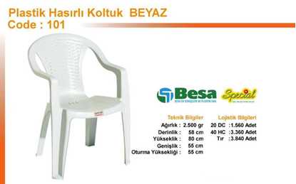 101-besa-beyaz-plastik-sandalye resmi