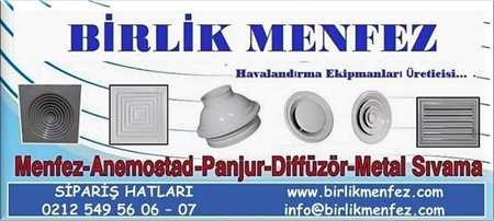 Satıcı için resim Birlik Menfez HAvalandırma EKipmanları SAN.TİC.LTD.ŞTİ.
