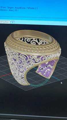 3D Jewelry Design, Printing, Wax and Casting Service resmi
