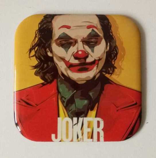 Metal Bardak Altlığı - arkası mantarlı ( Joker  ) resmi