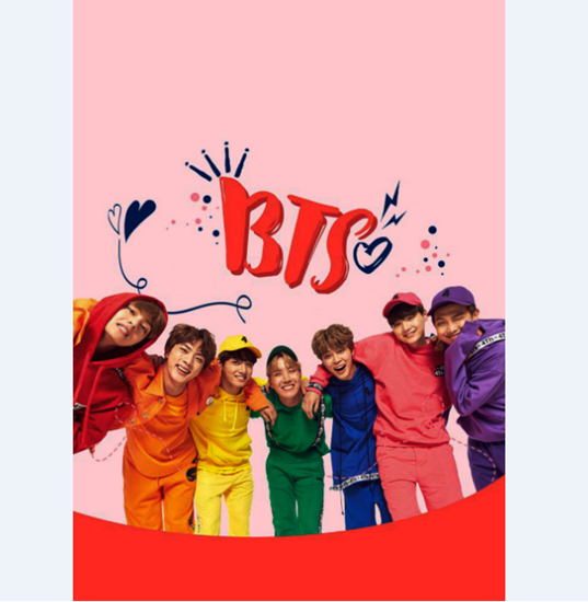 Tahta A5 Poster BTS resmi