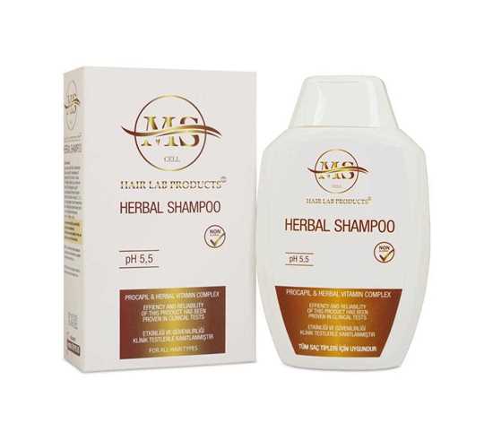 Picture of herball shampoo  MS CELL antihairloss
