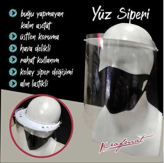 Picture of Yüz Siperi Üstten kapalı Sabit