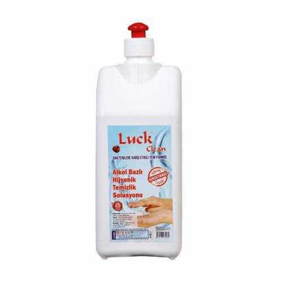 Luck Clean dezenfektan 1Litre alkol bazlı hijyenlik temizleme losyonu resmi