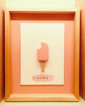 Popsicle Dream Wooden Wall Art resmi