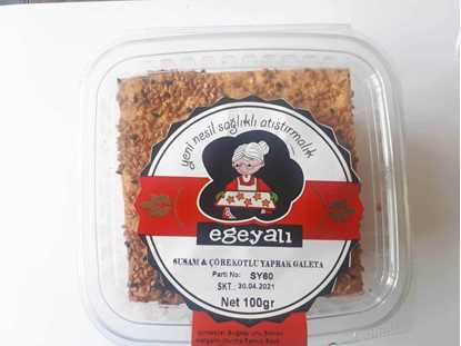 SUSAM & ÇÖREKOTLU YAPRAK GALETA 100 gr resmi