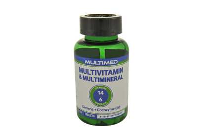 MULTİMED MULTİVİTAMİN+GINSENG+Q10 120 TABLET