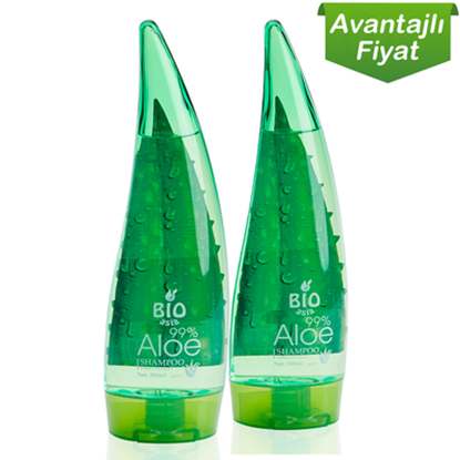 2 ADET BİO ASİA ALOE VERA ŞAMPUAN 300 ML resmi