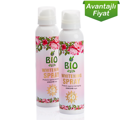 2 ADET BİO ASİA CİLT BEYAZLATICI SPREY KREM 200 ML resmi