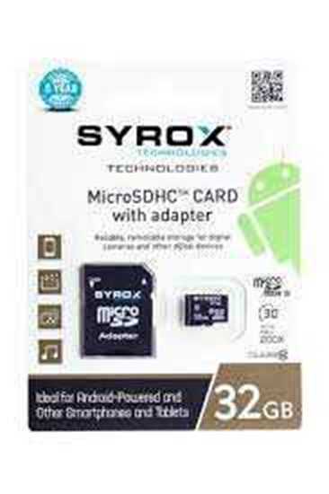 syrox 32 gb micro sd card hafıza kartı resmi