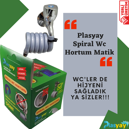 Picture of Plasyay Spiral Wc Hortum Matik  Gri