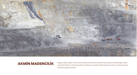 Satıcı için resim Akmin Mineral Madencilik