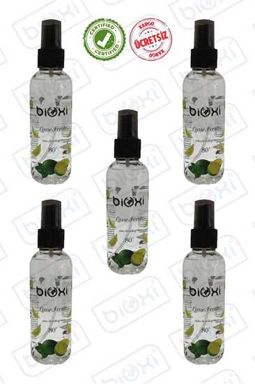 Picture of Bioxi® Lime Fresh Kolonya 80° Alkollü Sprey 150ml (5 Lİ)
