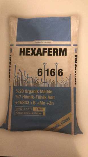 Organomineral Gübre Hexaferm 25 kg çuval resmi