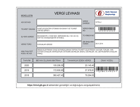 Satıcı için resim Alwitus Elektrik Otomosyon San. ve Tic. Ltd. Şti.