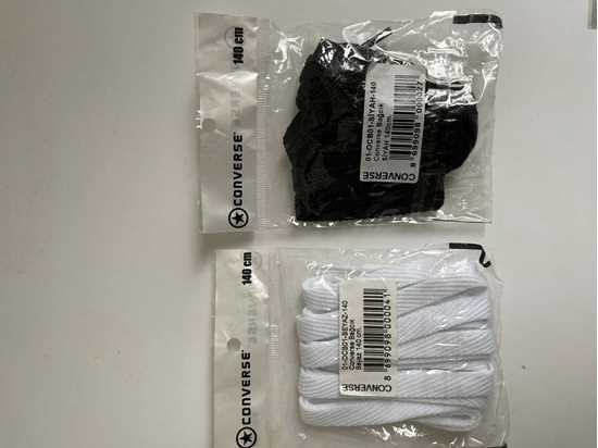 Picture of converse lacets siyah-beyaz bağcık