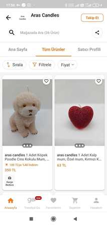 Satıcı için resim Aras Candles