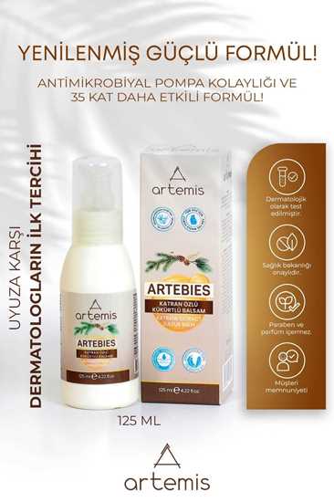 ArtemisStore Artebies Katran Özlü Kükürtlü Balsam 125ml (UYUZ KREMİ , KAŞINTI) resmi