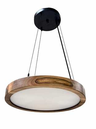 %100 Doğal Ahşap LED linear resmi