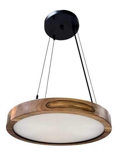 %100 Doğal Ahşap LED linear resmi