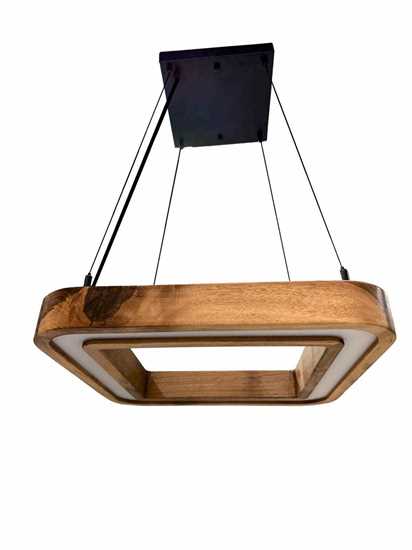 %100 Doğal Ahşap LED linear  resmi