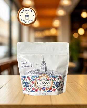 GrassyCoffee 100gr Türk Kahvesi resmi